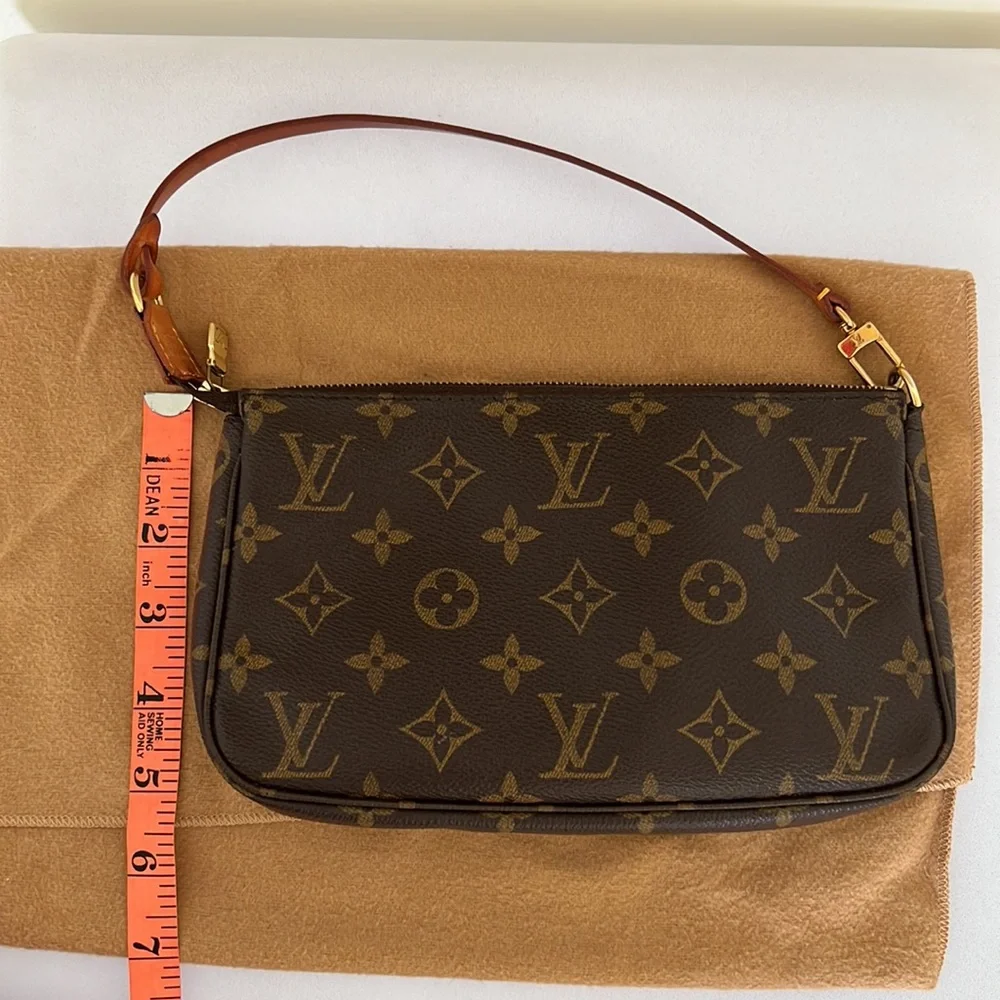 Louis Vuitton Pochette iconic bag.